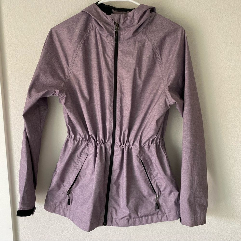 32 Degrees Women's Lavender Windbreaker, Waterproof Utility Jacket